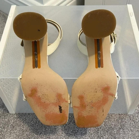 Sam Edelman | Kia Beads Block Heals in Modern Ivory - Picture 5 of 8